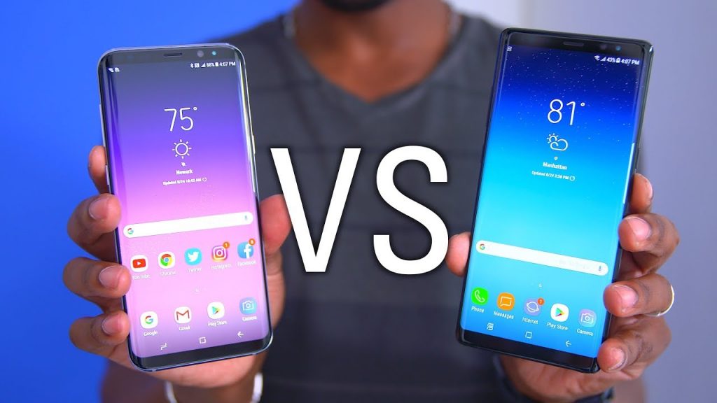 Galaxy Note8 vs Galaxy S8 Plus