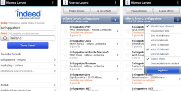 Migliori app per trovare lavoro